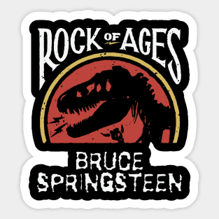 bruce rock of ages Sticker